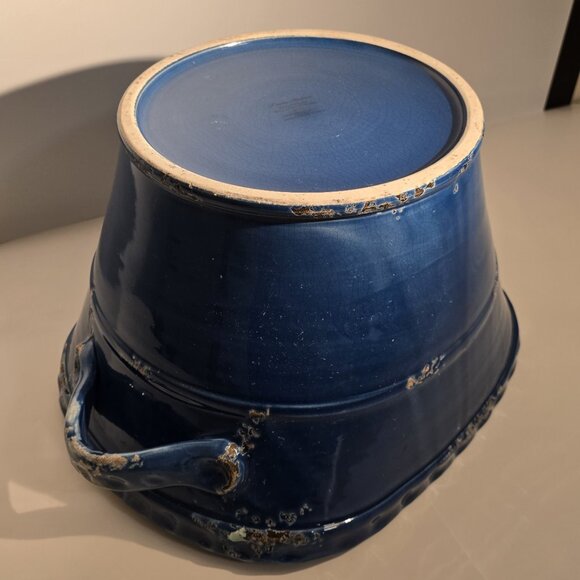 Williams Sonoma Blue Rustic Italian Vase - Picture 8 of 12